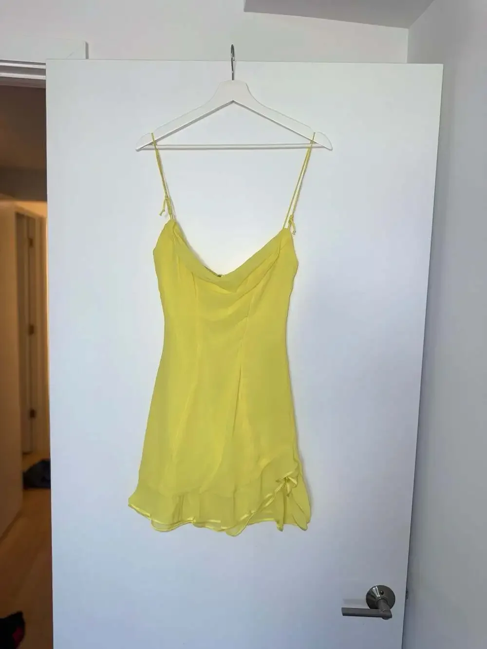 'Rossella' Buttercup Ruffle Mini Dress 'Rossella' Buttercup Ruffle Mini Dress